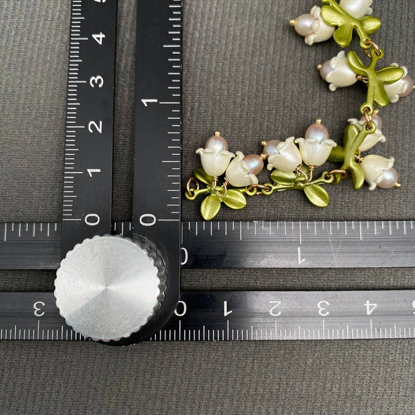 Freshwater Pearl Lily of The Valley Bracelet