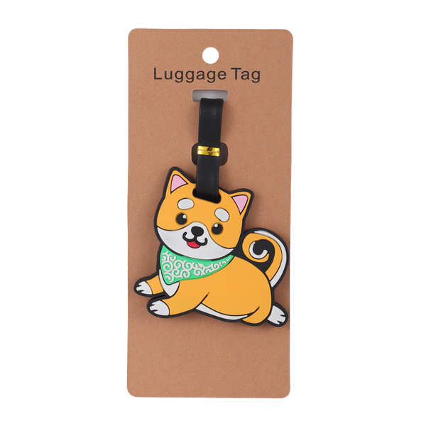 Shiba Inu Silicone Luggage Tag (12/300)