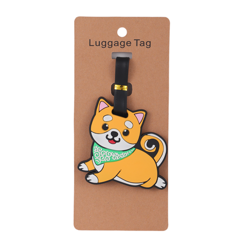Shiba Inu Silicone Luggage Tag (12/300)