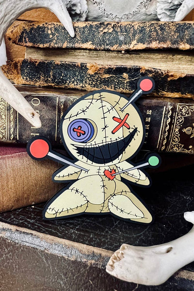 Ouchie Voodoo Doll Rubber Magnet