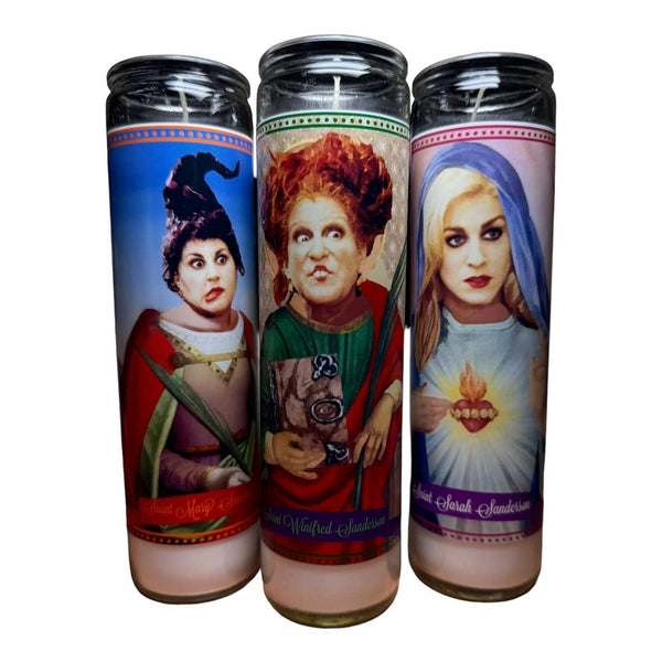Sanderson Sisters Devotional Saint Prayer Candles Set