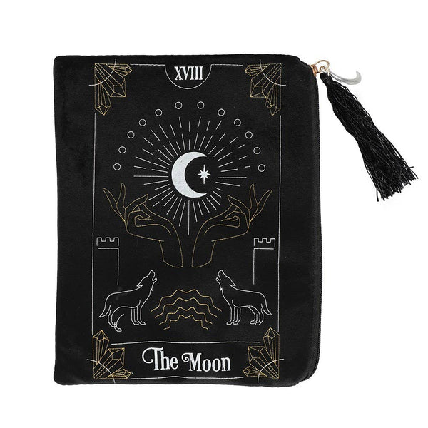 14194 6PC Moon Tarot Cards Zipper Pouch Pack