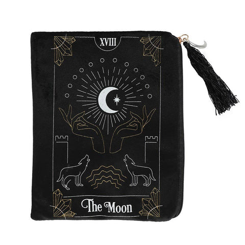 14194 6PC Moon Tarot Cards Zipper Pouch Pack