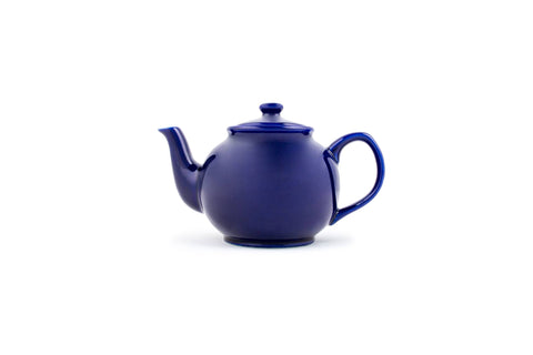 Fox Run Earthenware Teapot, Blue, 37-Ounce