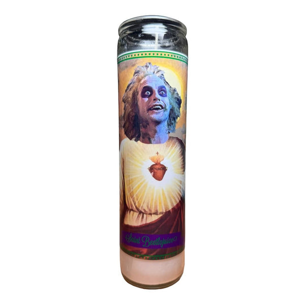 BeetleJuice Devotional Prayer Saint Candle