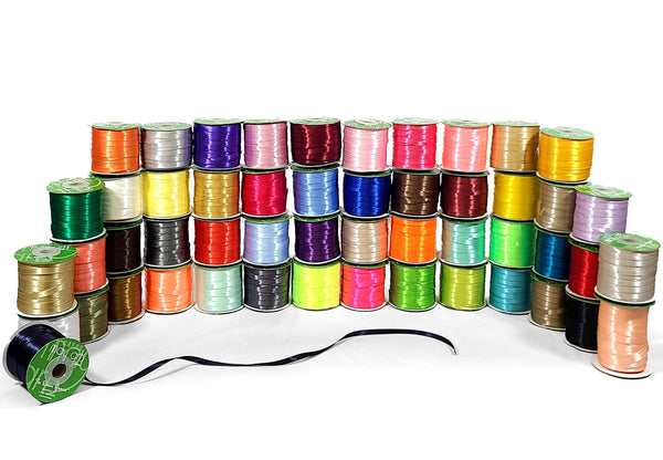~3/8"Luster Double Face Satin Ribbon, Antique Gold