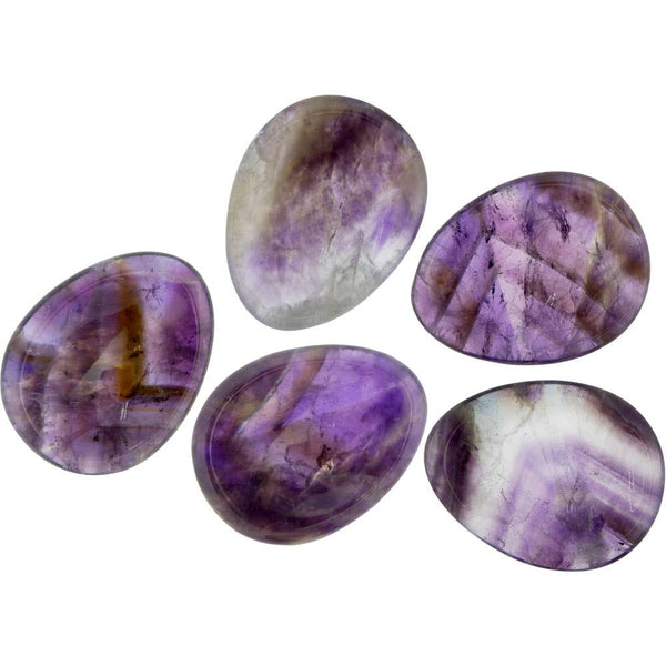 Worry Stones Amethyst (Pack of 12)