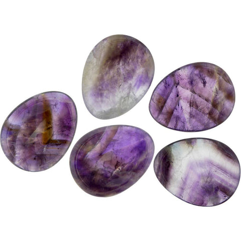 Worry Stones Amethyst (Pack of 12)
