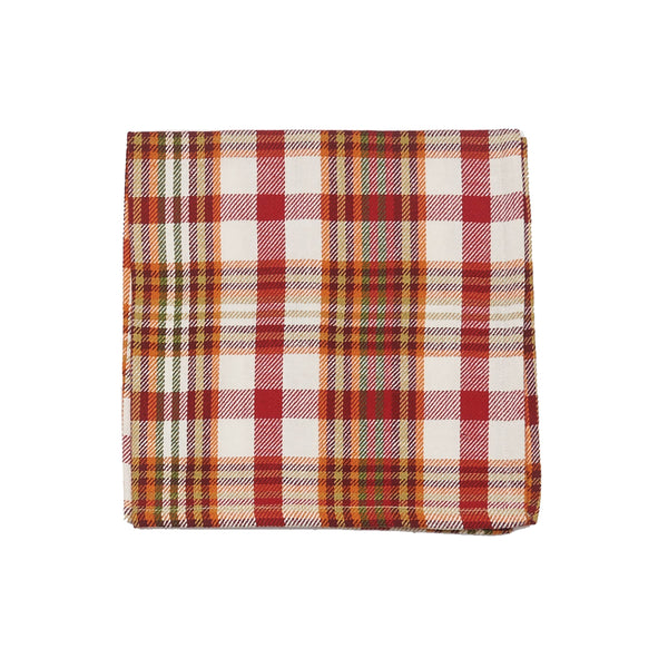 SALE Abingdon Red Plaid Napkin
