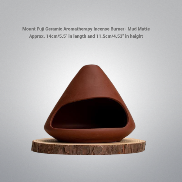 Mount Fuji Ceramic Aromatherapy Incense Burner