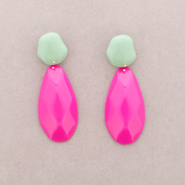 Resin Beaded Earrings