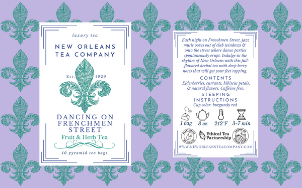 Dancing on Frenchman Street (Pyramid Tea Bags)