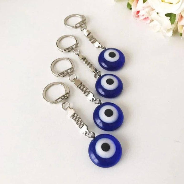 Greek Evil Eye Plain Keychain
