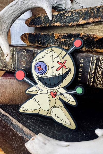 Ouchie Voodoo Doll Rubber Magnet