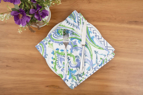Juliet Floral Damask Napkin Set 6