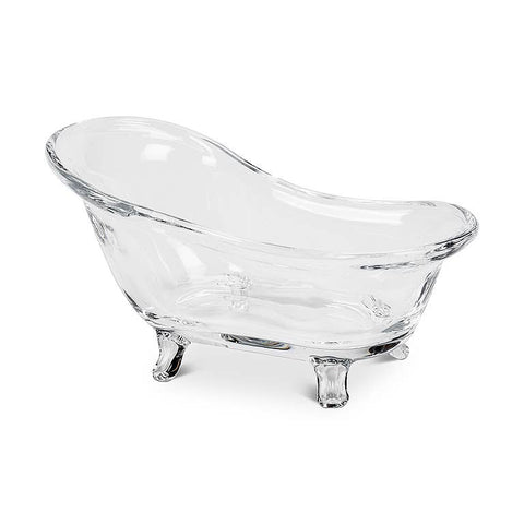Glass Bathtub Soap Dish-6"L-597