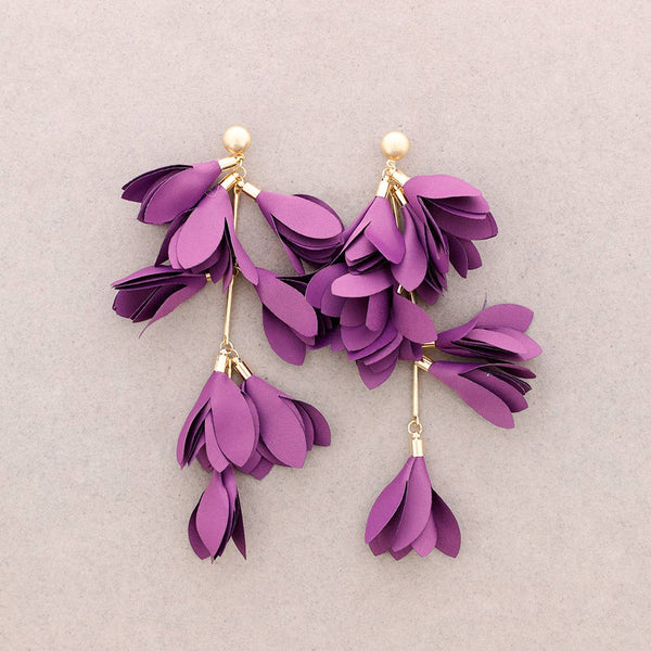 Capas Floral Fabric Earrings