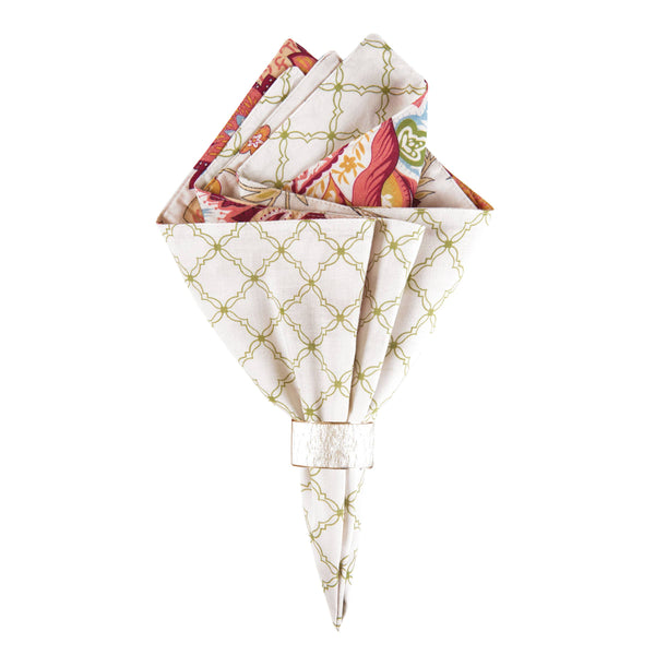 SALE Bethany Pink Floral Napkin