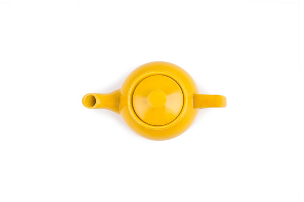 Fox Run Earthenware Teapot, Yellow, 37-Ounce