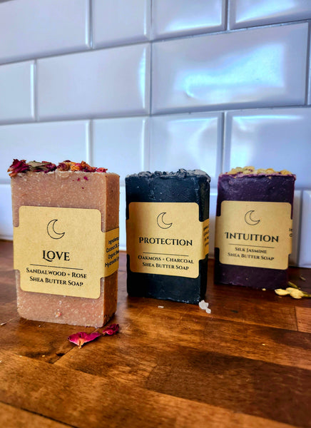 Sandalwood + Rose Organic Shea Butter Love Soap