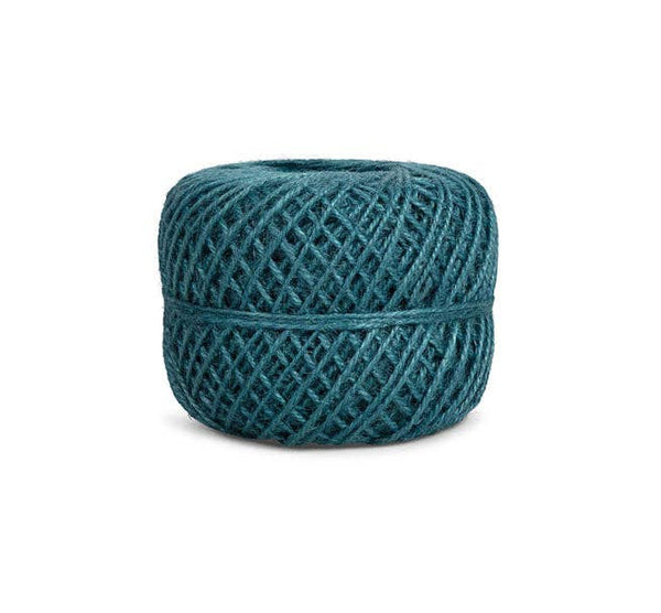 BRITISH COLOUR STANDARD - Jute Twine Ball in Petrol Blue