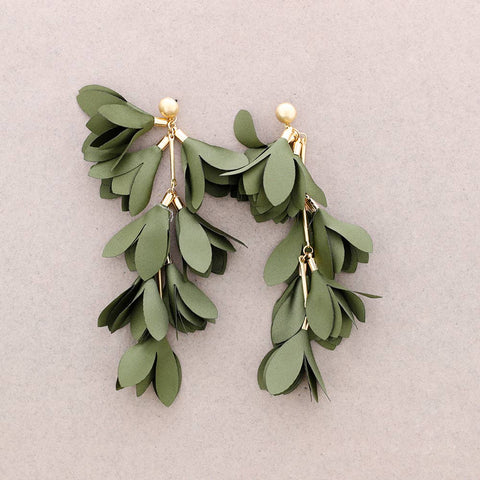Capas Floral Fabric Earrings