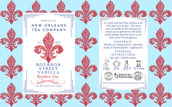 Bourbon St Vanilla (Pyramid Tea Bags)