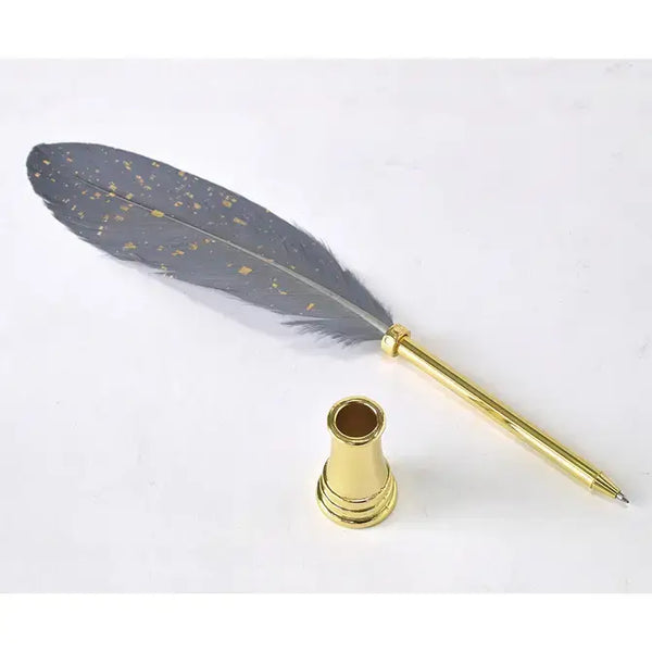 Quill Ballpoint Pen & Stand Set