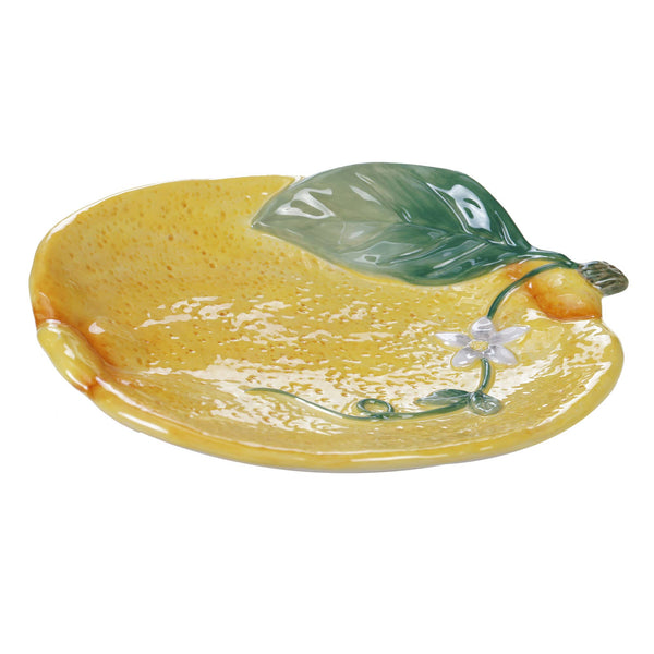 Citron 3-D Lemon Dessert Plate 8 in  x 6.25 in