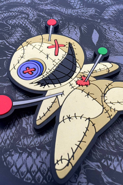 Ouchie Voodoo Doll Rubber Magnet