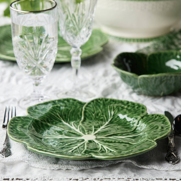 Le Jardin Cabbage 3-D Dinner Plate 11in