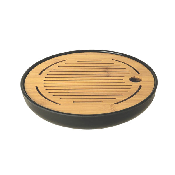 10"D Circular Tea Tray With Drip Tray (1/20)