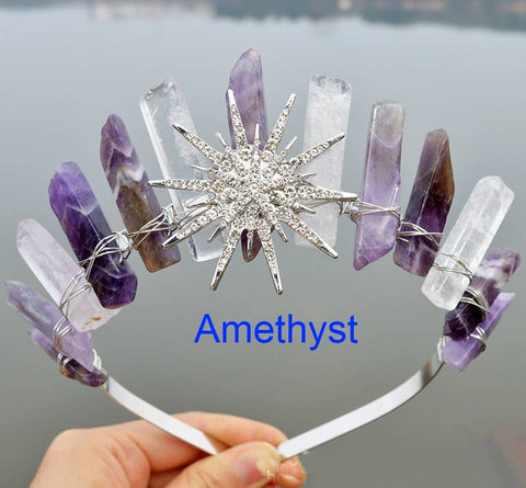 Sun Natural Stone Headband