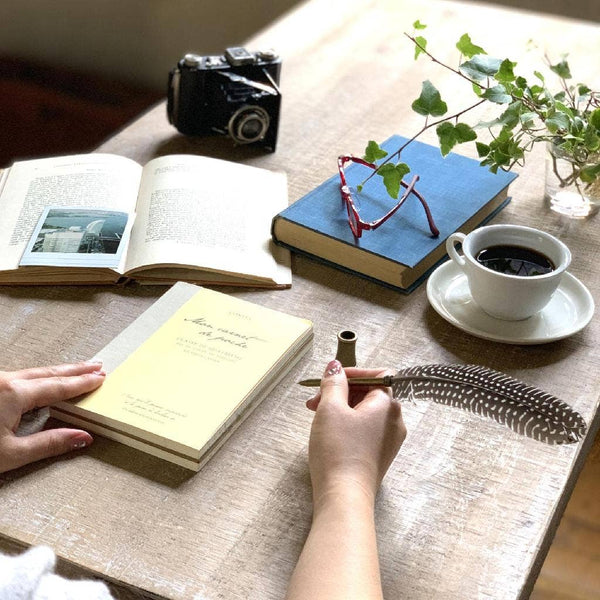 Quill Ballpoint Pen & Stand Set