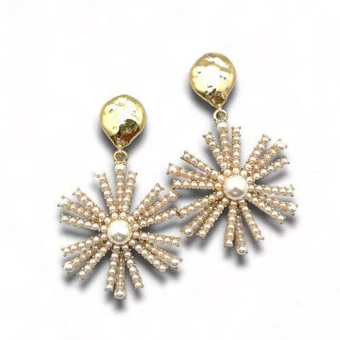 Maeve Pearl Starburst Earrings