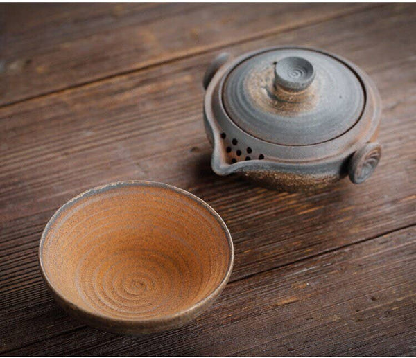Gohobi Ceramic gaiwan travel set Chinese Gongfu tea  tea set
