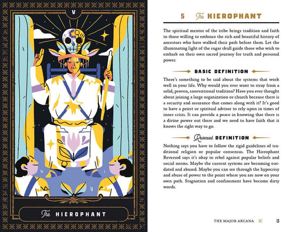 Sugar Skull Tarot Deck and Guidebook by David A Ross