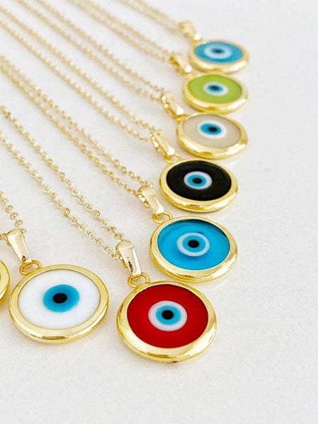 Murano Evil Eye Necklace, Evil Eye Jewelry, Glass Murano Bea