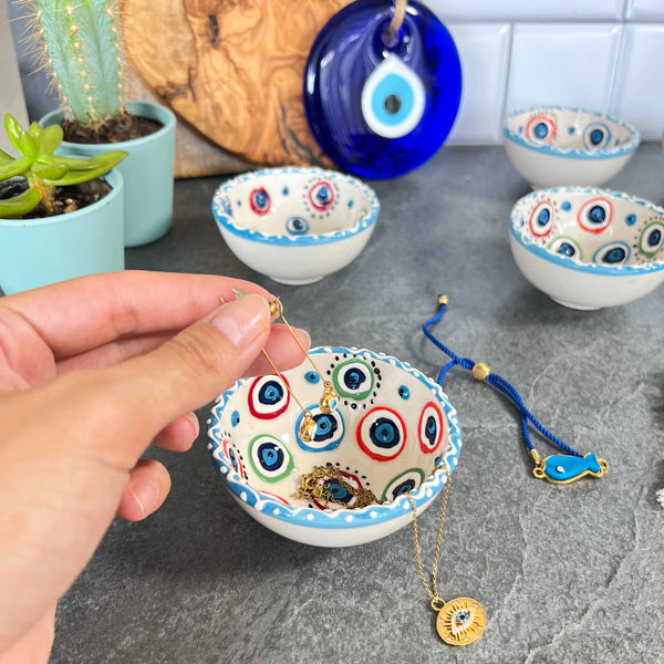 Cute Jewelry Dish, Handmade Pinch Bowls, Boho Home Decor