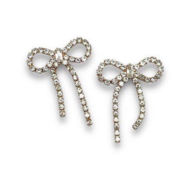 Crystal Bow Studs
