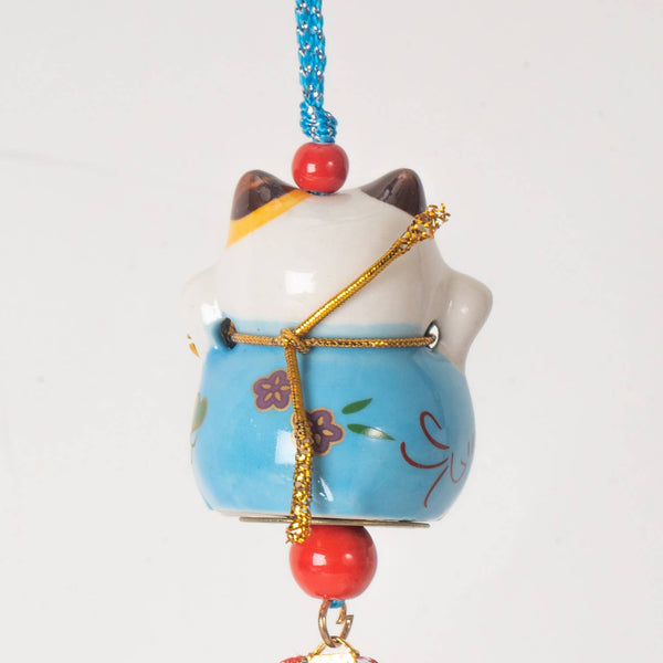 13 Inch Length Maneki Neo Lucky Cat Hanging Charm (12/120)