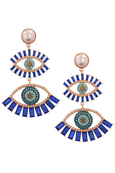 Multilayer Against Evil Eyes Earrings E2975