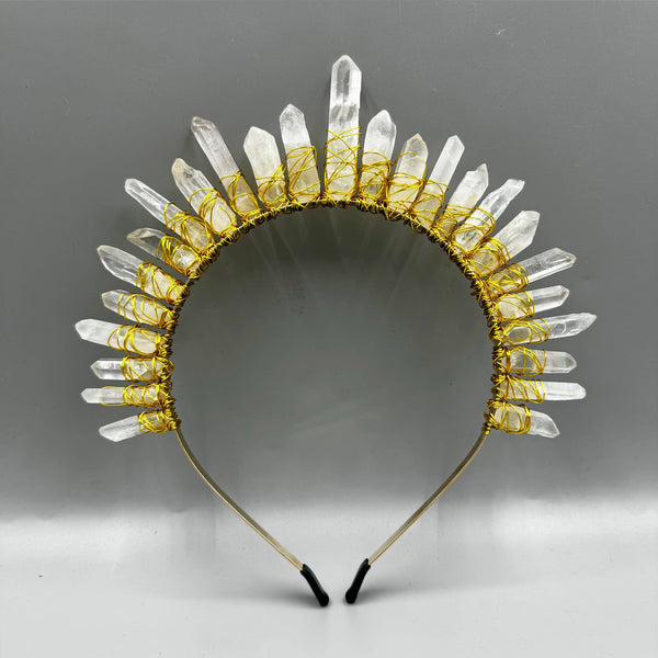 Irregular Quartz Wrap Headband