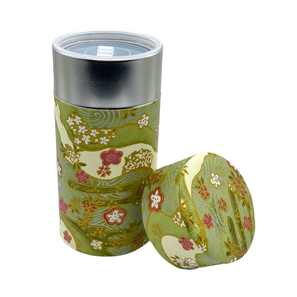 7oz Tea Canister Shikisai Green JP (1/120)
