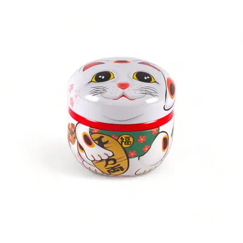 Tea Leaves Container 3.5 FL Oz Lucky Cat