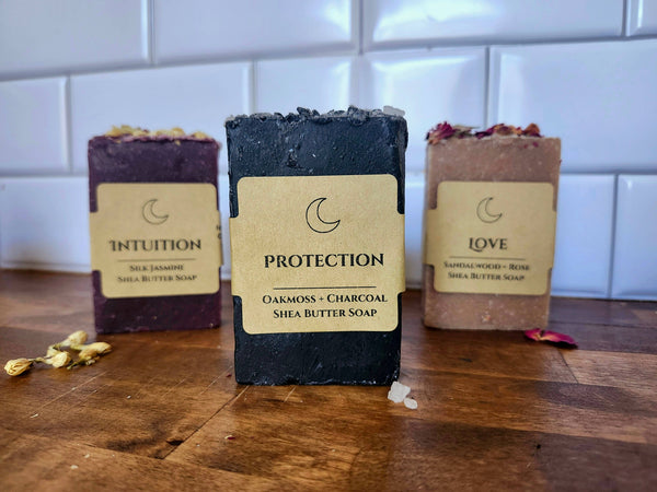 Oakmoss + Charcoal Organic Shea Butter Protection Soap