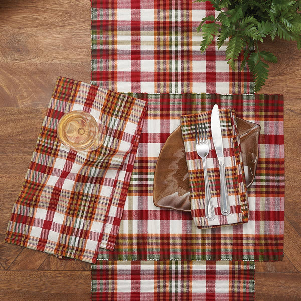SALE Abingdon Red Plaid Napkin