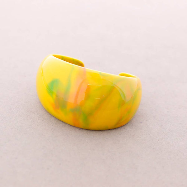 Rigid Open Resin Bracelet