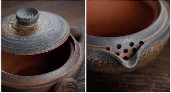 Gohobi Ceramic gaiwan travel set Chinese Gongfu tea  tea set