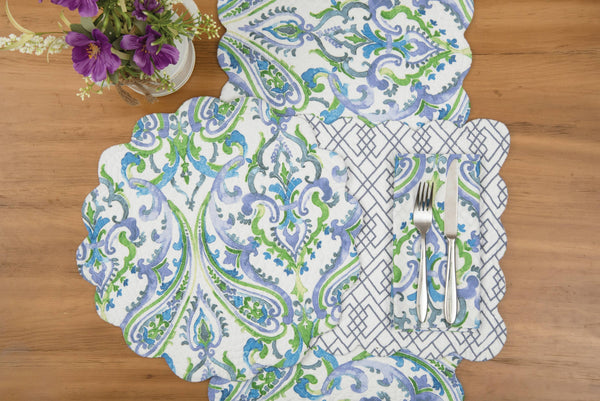 Juliet Floral Damask Napkin Set 6